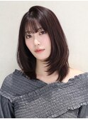 ミディアムレイヤー/韓国レイヤー/ウルフカット