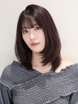 ジアン バイ ミルボン 西宮ガーデンズプラス(GIEN by milbon) ミディアムレイヤー/韓国レイヤー/ウルフカット