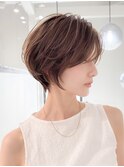グランマッシュ/細めハイライト/ショート/白髪ぼかし/前髪☆61