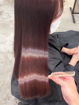 バンクスヘアー(BANK'S HAIR) 艶髪×ピンクブラウン×髪質改善ケラチントリートメント