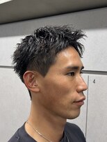 ニコ トウキョウ ロジック(nico TOKYO Logic)&nbsp;刈り上げアップバングスパイキーショートパーマスパイラルパーマ