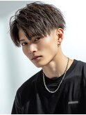 Men’s束感ショート×好印象アップバング