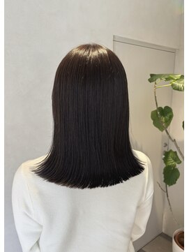 ルウ 押上(rue) 〈押上 半個室〉切りっぱなし外ハネ×透明感ブラウン