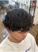緩めシャドウパーマ