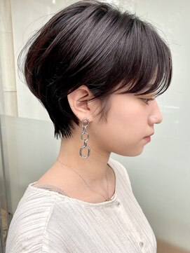アッシュ 新杉田店(Ash) 新杉田レイヤーカット韓国ダブルカラー顔周り前髪カットボブ