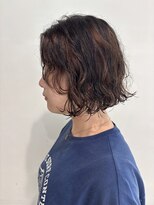 バディヘア ルーツ(BUDDY HAIR ROOTS)&nbsp;ナチュラルパーマ×ボブ×デザインカラー