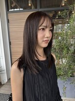 リールヘアー 大野城店(rire hair)&nbsp;愛されオリーブベージュ×顔まわりレイヤー