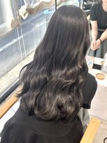 ビューバイネオリーブ 用賀店(Beau'r by neolive)&nbsp;ストレートパーマ縮毛矯正ダークパープル夏ミルクブラウン[用賀]
