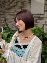 フルールデリズ(fleur de lis)&nbsp;bob cut , pink brown color