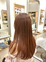 ヘアアンドメイク 心座(hair&make)&nbsp;髪質改善×赤みカラー 大人レイヤー