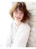 【神戸・ボニークチュール】ふんわりナチュラルショートボブ