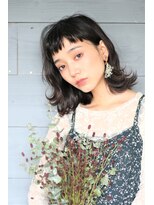 モナン 新宿(Monan)&nbsp;外ハネミディ☆ダークブルージュ☆林見　光