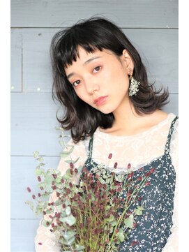 モナン 新宿(Monan) 外ハネミディ☆ダークブルージュ☆林見 光