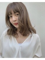 シキ 渋谷(siki) 【siki】くすみベージュミディアム(原宿/表参道)