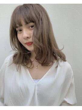 シキ 渋谷(siki) 【siki】くすみベージュミディアム(原宿/表参道)