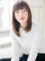 クオーレ ヘア アンジュ 水戸店(CUORE HAIR ange)&nbsp;*ange水戸*…厚めバング♪モードなウルツヤ小顔ワンカールa