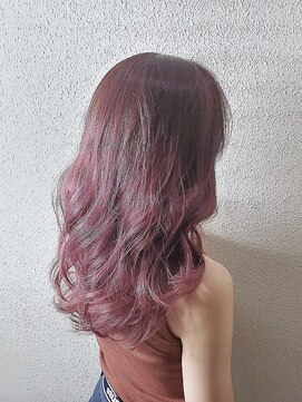 マーシアバイアルティナ 蒲田店(Marcia by artina) チェリーレッド×カジュアルウェーブ[Macia蒲田]