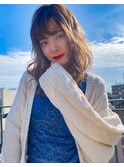 大人かわいいゆるふわ愛され髪◎ミルクティーベージュ