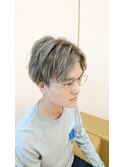 【morio熊本】メンズシルバーグレー.F