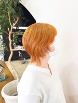 オブヘアーギンザ(Of HAIR GINZA) フレッシュビタミンカラー☆オレンジウルフ