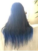 毛先カラーでイメチェンを！