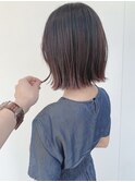 大人かわいい前下がり切りっぱなし外ハネボブ