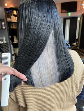 テテ(TETE) インナーカラー ホワイト 心斎橋×長堀橋