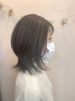 アメイジングヘアー 千歳店(AMAZING HAIR) ウルフカット/ミディアムレイヤー/くびれヘア/ミントアッシュ