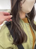 イノセントヘア(innocent.hair) イヤリングカラー×ベージュ