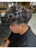 スペインカール×ホワイトメッシュ