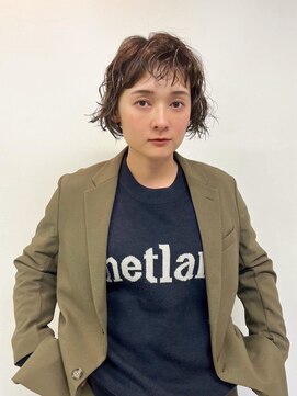 ワイビー ガーデンヴィラ店(y.be garden villa) #ボブ　#ゆるふわパーマ