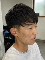 フゥ 宇都宮(FeU)&nbsp;ビジネスショートメンズマッシュツイストパーマツーブロック