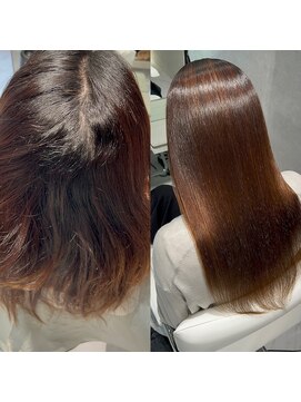 ルミス 銀座(Lumis) ストレートスタイル/艶髪/髪質改善/縮毛矯正/20代30代40代50代