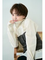 アンバー 池袋(amber)&nbsp;マッシュショート/ウェーブヘア/シースルーバング【池袋