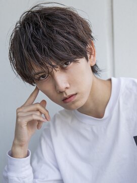 シティ(CITY) 【小久保style】韓国マッシュニュアンスパーマグレーベージュ
