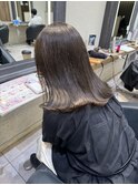 ワンカラーでつくるグレージュ