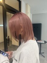 ナンバー 竪町(number+)&nbsp;透明感抜群♪ダブルカラーブリーチハイトーンピンクブラウン