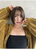 [エイチ原宿] アッシュブラウン＊ボブウルフ