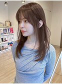 *20代30代40代◎大人かわいい小顔顔周りレイヤー後れ毛カット