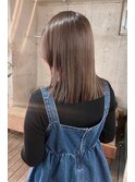 【Lloyd大宮】切りっぱなしロブ×透明感ショコラベージュ