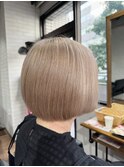 10代20代★大人かわいいダブルカラーブリーチミルクティーカラー
