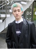 メンズベリーショートスパイキーショートカットハイトーンカラー