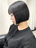クレム 博多駅店(ChLem)&nbsp;ライン感のある　パツットボブ　ショート　髪質改善　博多美容室