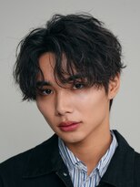 シャドウパーマ緩めパーマ韓国風メンズマッシュカットfifth原宿
