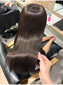 ブリーチ毛にも施術できる酸性ストレート!◎