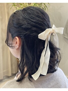 ロジー(Rosy) およばれハーフアップ