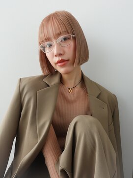 ラグ(log) ミルクティーベージュ×ミニボブ