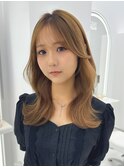 韓国風レイヤーカット/髪質改善/ダブルカラーハッシュカット
