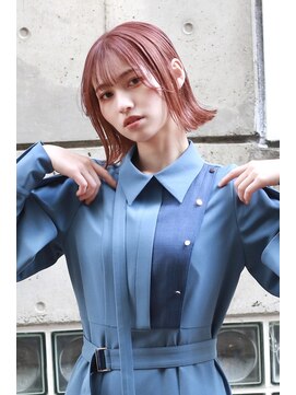 ミュー(MU) △フェミニティーピンクボブ△ 髪質改善METEOカラー