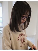 トーン(tone)&nbsp;ボブ/ミディアムボブ/内巻きボブ/透明感カラー/地毛風カラー